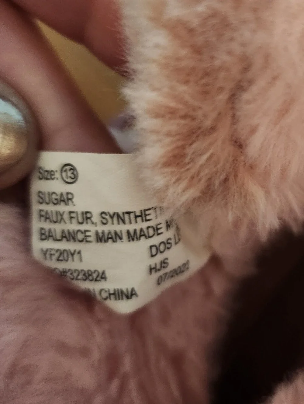 Girls Sugar Plush Pink Faux-Suede Shearling Winter Boots Sz 13 GUC